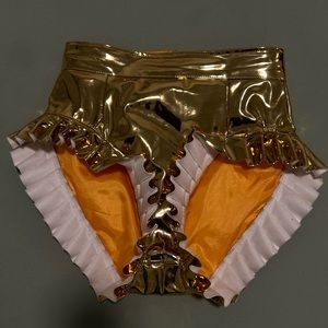 Char Workroom High-cut Cheeky Short in Gold (Limited Edition)